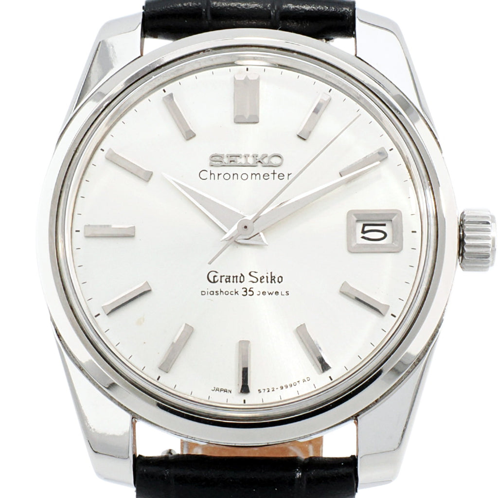 【希少】グランドセイコー セカンドモデル 43999 W SEIKOリューズ 獅子メダリオン Cal.5722A 手巻 OH済 1965年製（昭和40年）