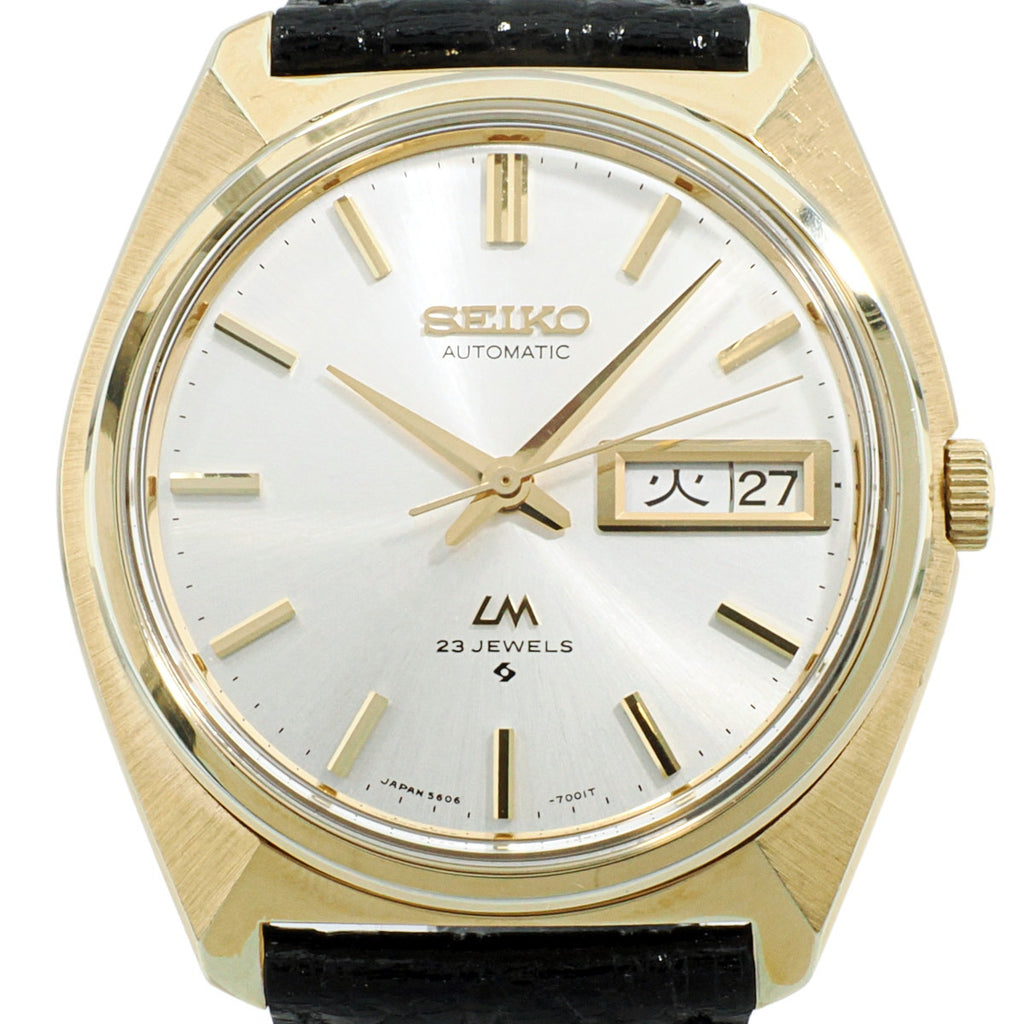 セイコー ロードマチック Ref.5606-7000 金メッキ 日本国有鉄道総裁 効績章表彰記念 1971年以降 OH済