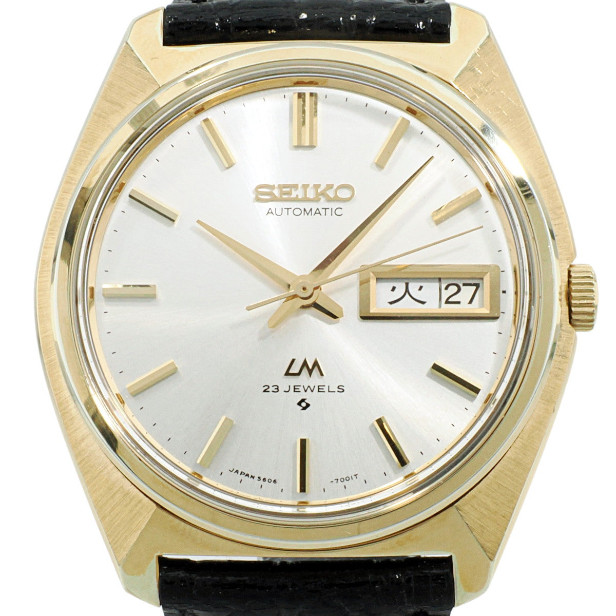 セイコー ロードマチック Ref.5606-7000 金メッキ 日本国有鉄道総裁 効績章表彰記念 1971年以降 OH済
