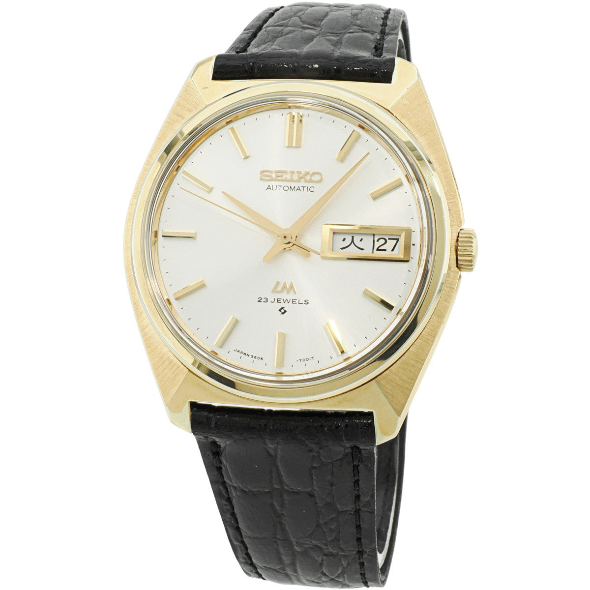 セイコー ロードマチック Ref.5606-7000 金メッキ 日本国有鉄道総裁 効績章表彰記念 1971年以降 OH済