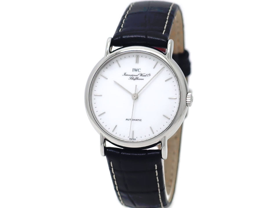IWC ポートフィノ Ref.3514 34mm ノンデイト Cal.37521 21石 自動巻 OH済 1991年購入品 USED