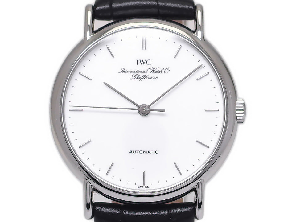 IWC ポートフィノ Ref.3514 34mm ノンデイト Cal.37521 21石 自動巻 OH済 1991年購入品 USED