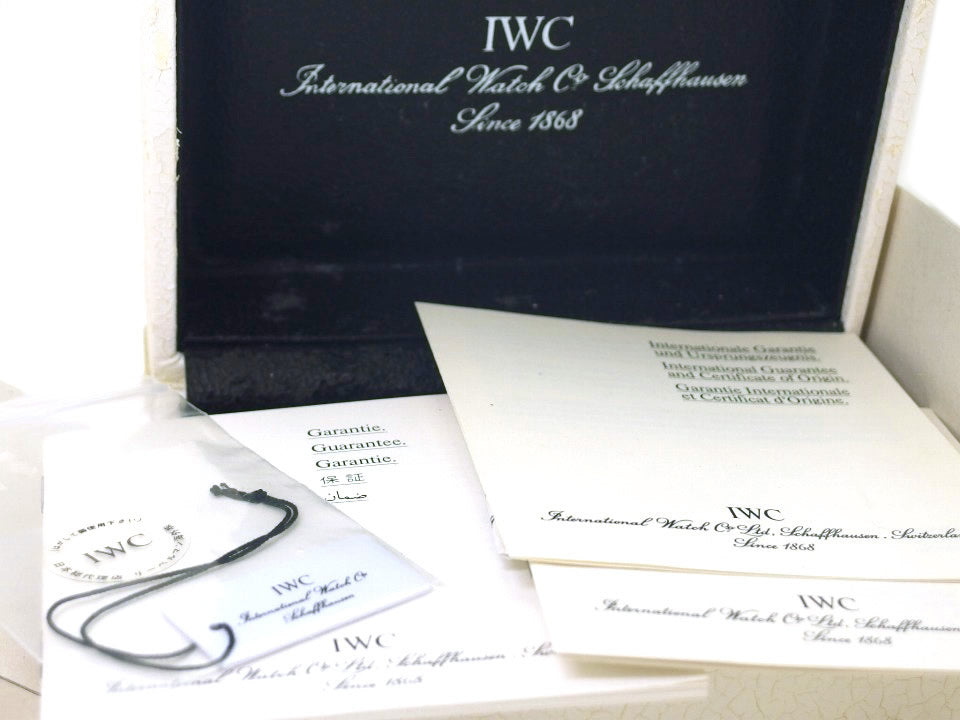 IWC ポートフィノ Ref.3514 34mm ノンデイト Cal.37521 21石 自動巻 OH済 1991年購入品 USED