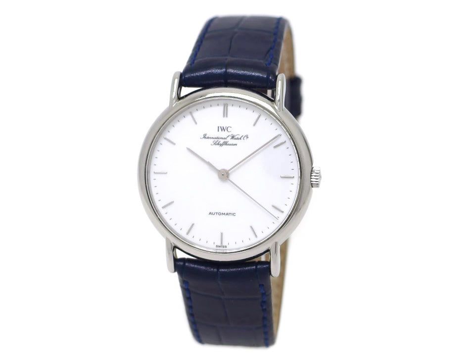 IWC ポートフィノ ノンデイト 34mm Ref.3513 1 Cal.37521 21石 自動巻 OH済 1990年頃 USED