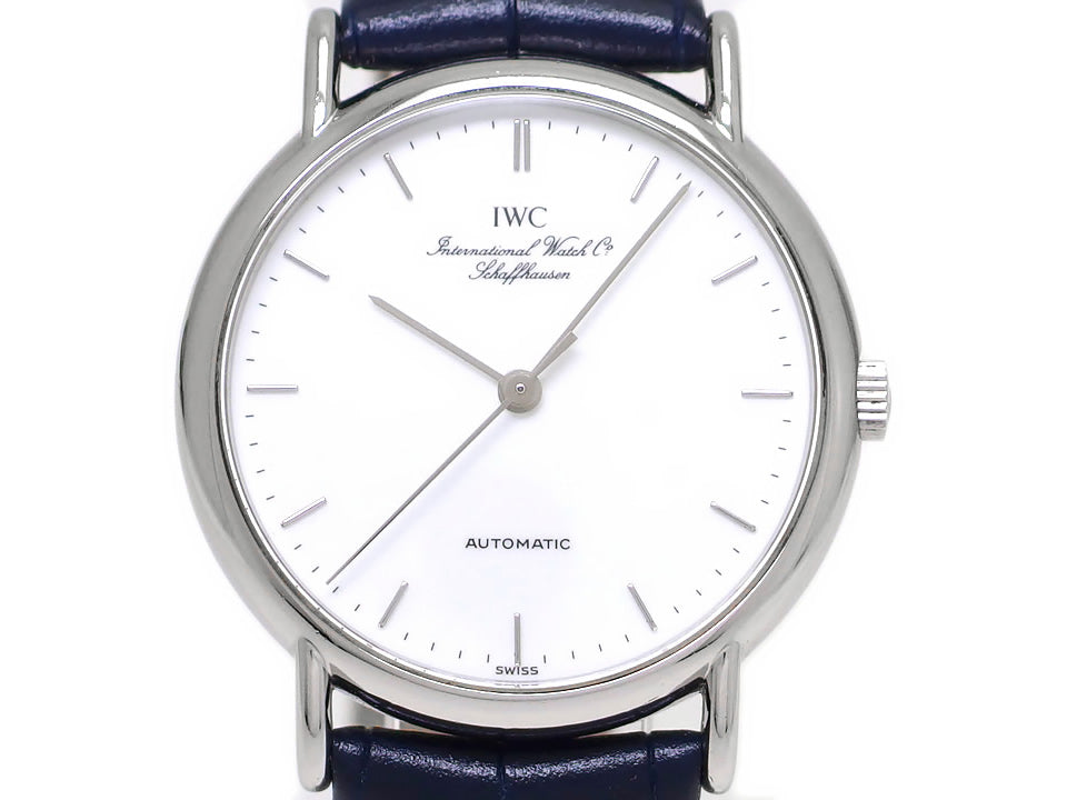 IWC ポートフィノ ノンデイト 34mm Ref.3513 1 Cal.37521 21石 自動巻 OH済 1990年頃 USED