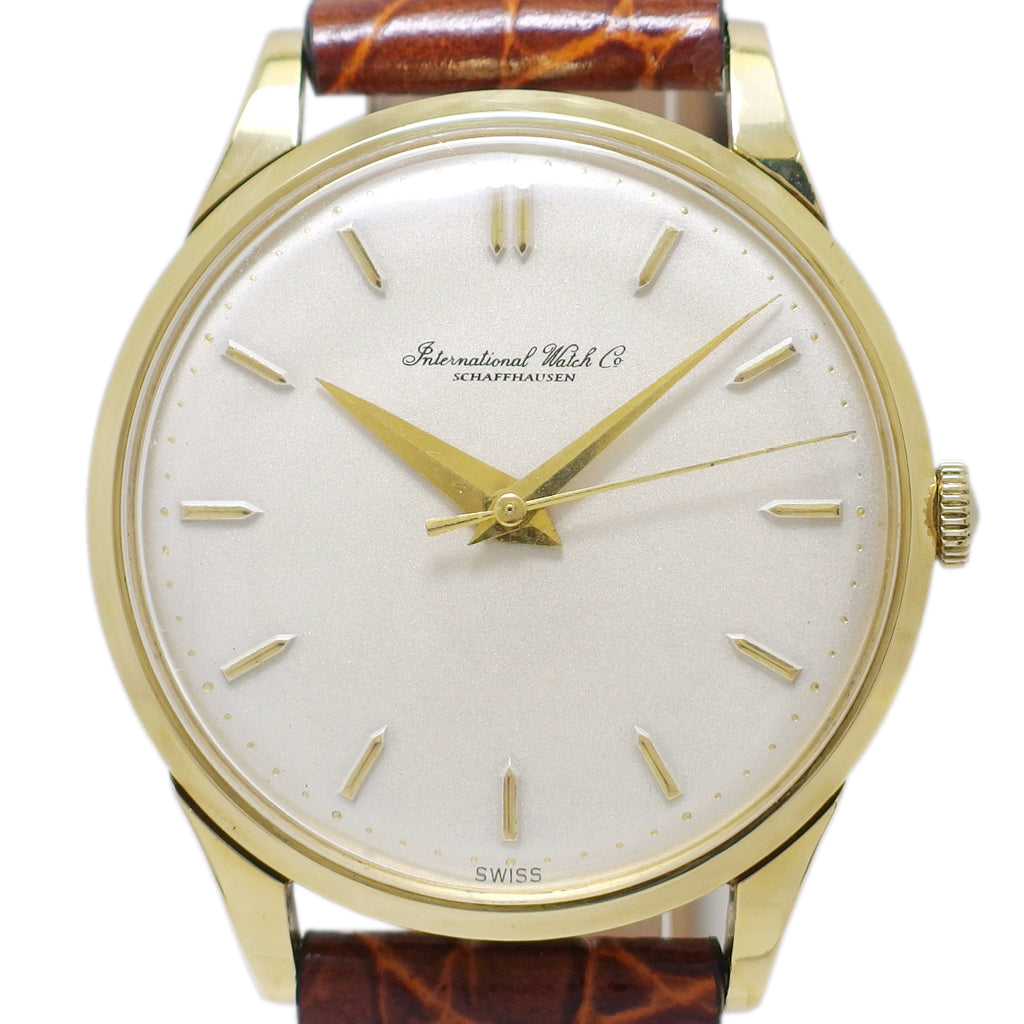 インターナショナル 18金無垢 リダン文字盤 Cal.89 手巻き OH済 1958年製 IWC