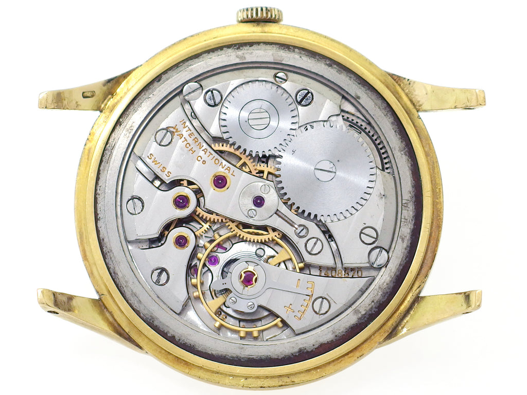 インターナショナル 18金無垢 リダン文字盤 Cal.89 手巻き OH済 1958年製 IWC