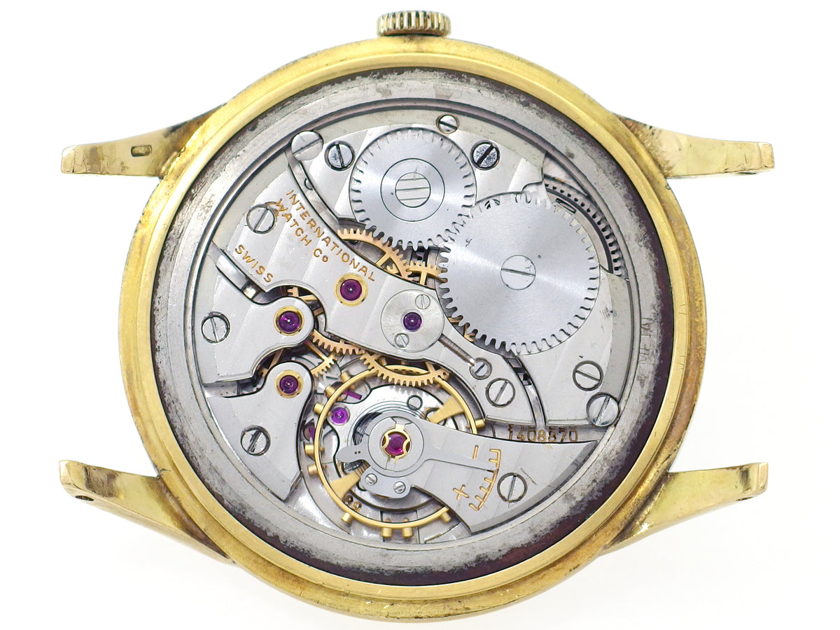 インターナショナル 18金無垢 リダン文字盤 Cal.89 手巻き OH済 1958年製 IWC