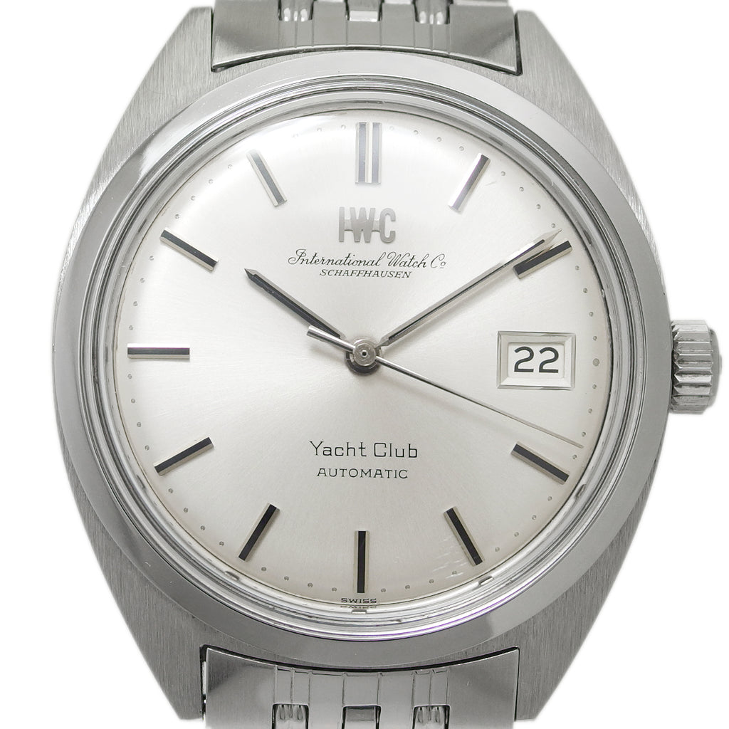 IWC ヨットクラブ 魚リューズ 純正ブレスレット 箱/取扱説明書付き Cal.8541B 自動巻 OH済 1975年製
