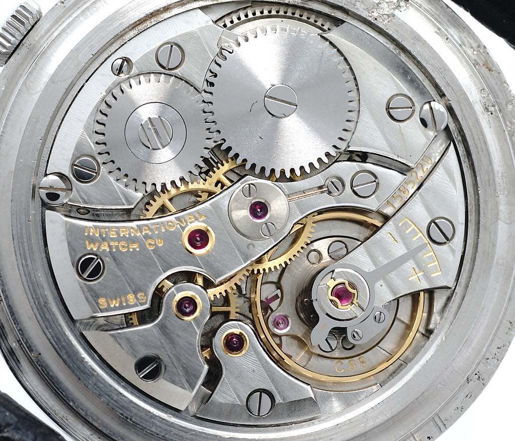 インターナショナル ラウンドケース 純正尾錠 Cal.89 手巻き OH済 1964年製 IWC