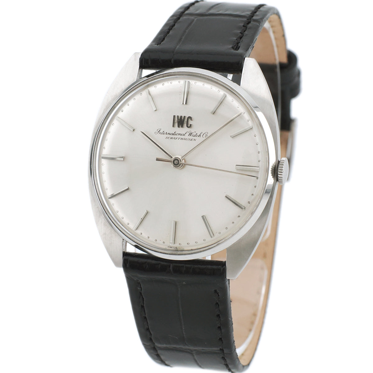 IWC Ref.1419 トノー型 純正尾錠 Cal.402 手巻き OH済 1969年製