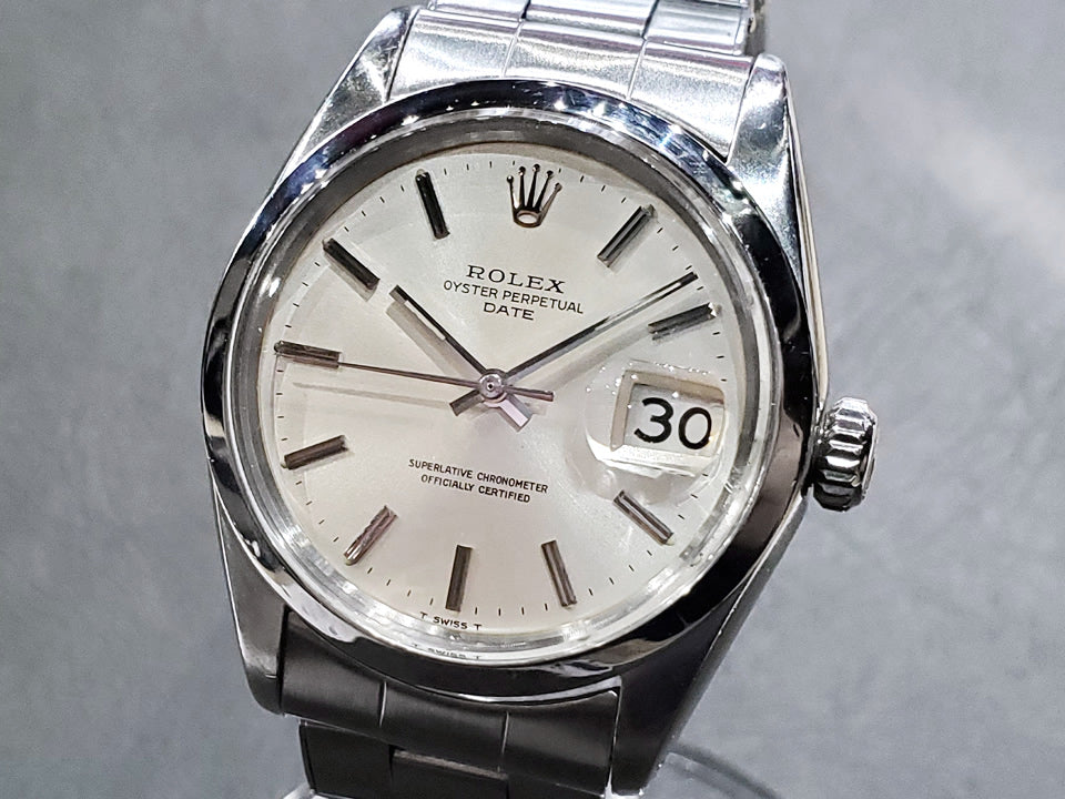 ロレックス オイスターパーペチュアルデイト Ref.1500 Cal.1570 自動巻 OH済 1967年製 Rolex